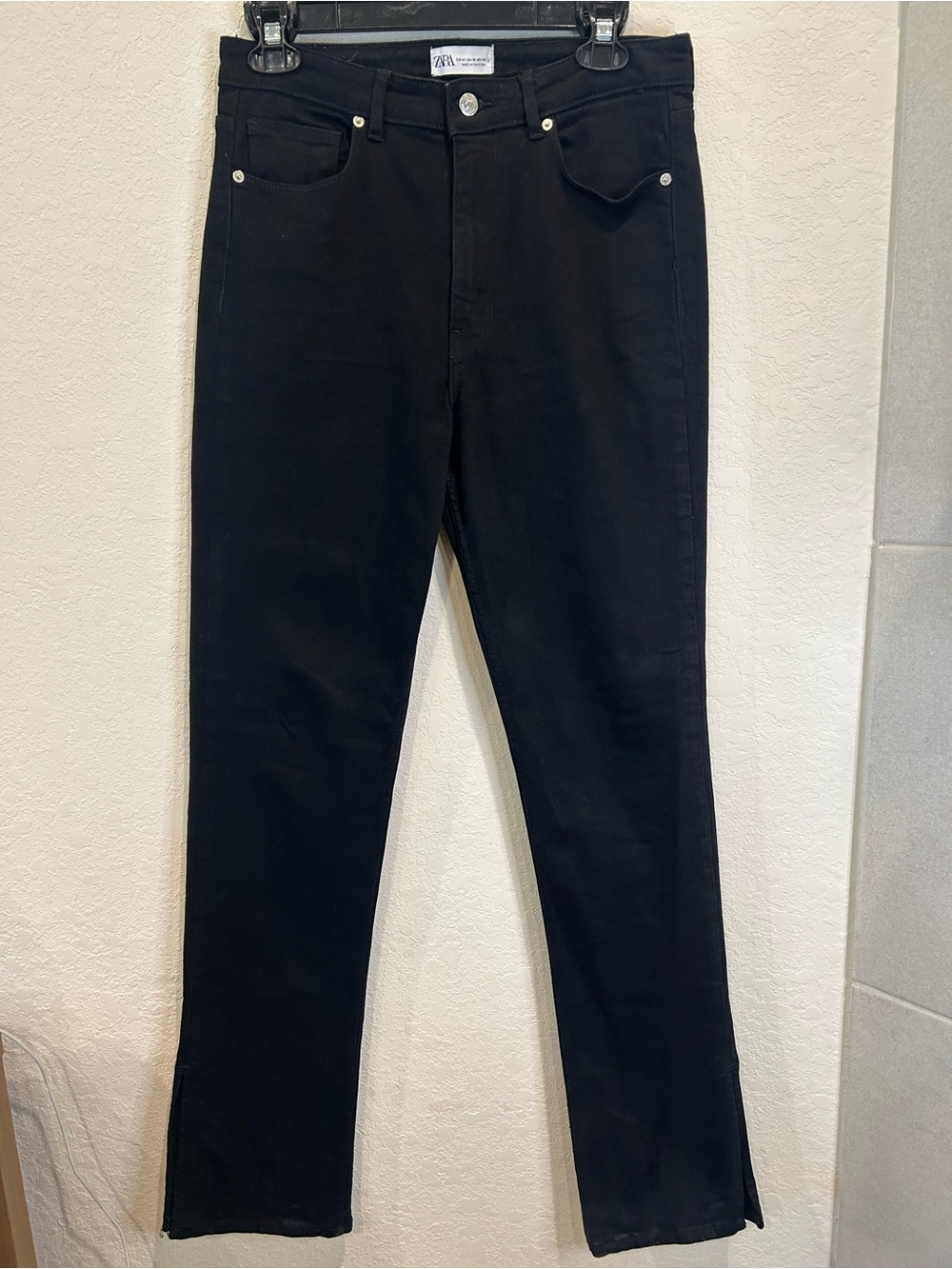 ZARA Black Slim Straight Women's Pants